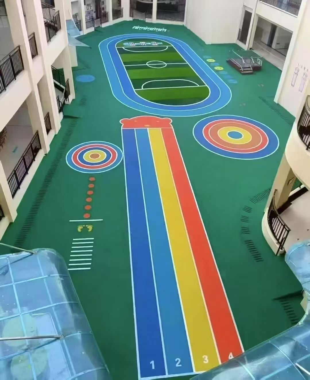日照市幼儿园塑胶跑道塑胶跑道 - 价格