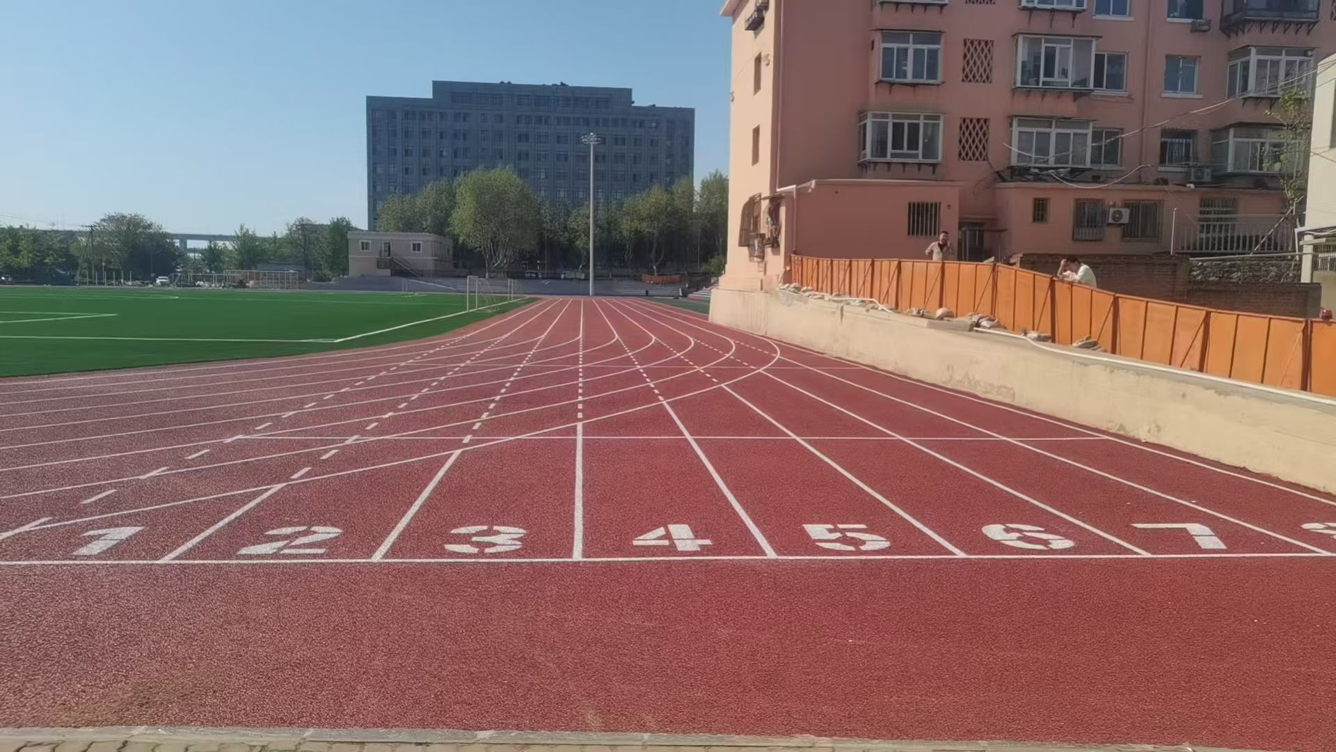 日照市新国标塑胶跑道健身步道 - 厂家